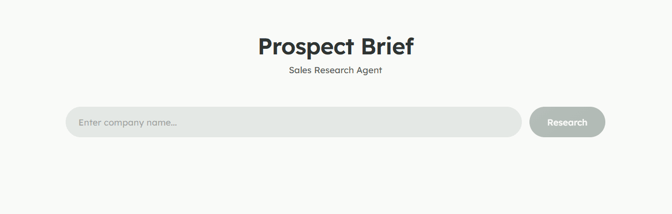 Prospect Brief